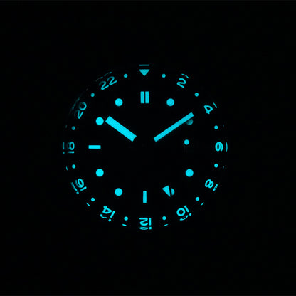 Phoibos Eagle Ray 300m Super Compressor GMT PX023E Fume Red - Horology Story Youtube Store