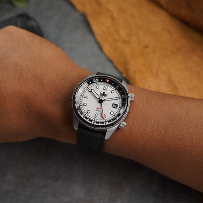 Phoibos Eagle Ray 300m Super Compressor GMT PX023G White - Horology Story Youtube Store