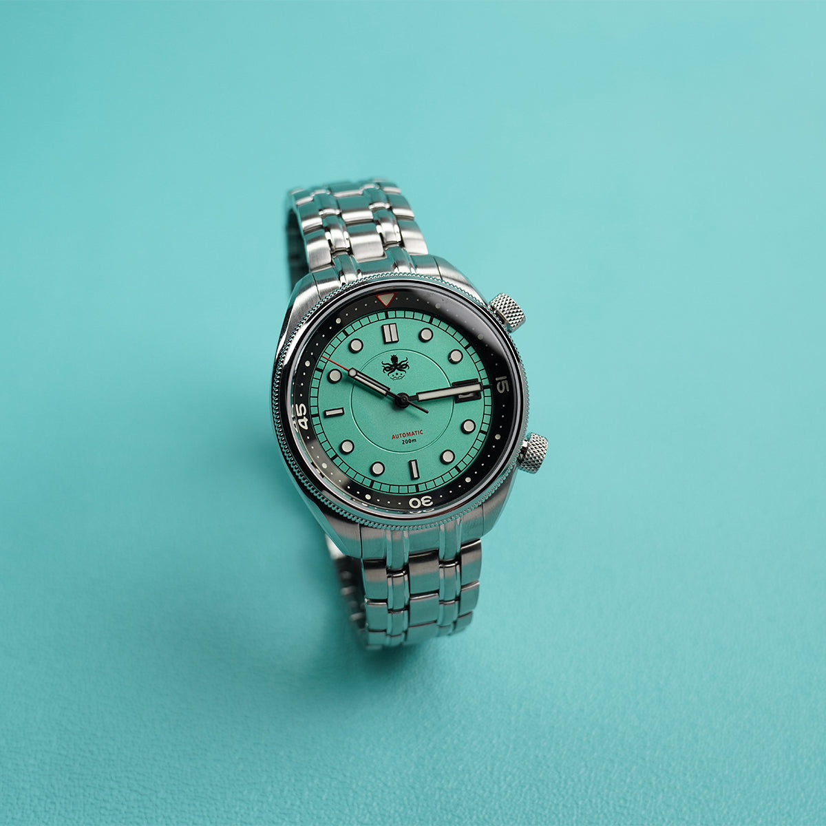 Phoibos Eagle Ray 200m PY048A Pastel Green - Horology Story Youtube Store