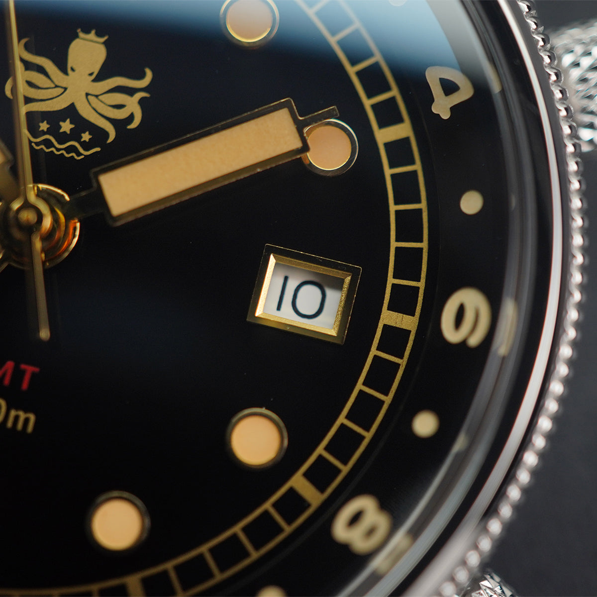 Phoibos Eagle Ray 300m Super Compressor GMT PX023D Black Gold - Horology Story Youtube Store