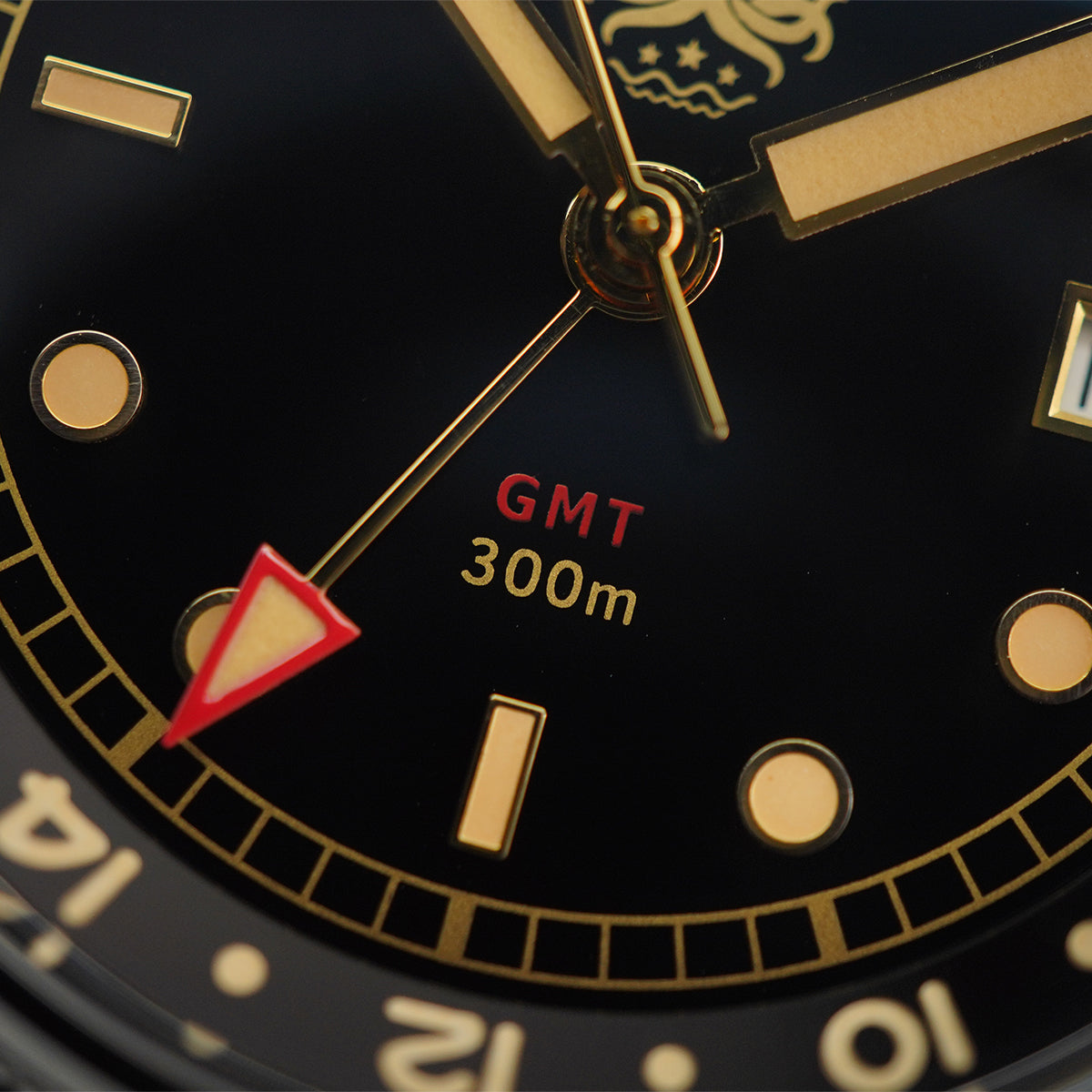 Phoibos Eagle Ray 300m Super Compressor GMT PX023D Black Gold - Horology Story Youtube Store