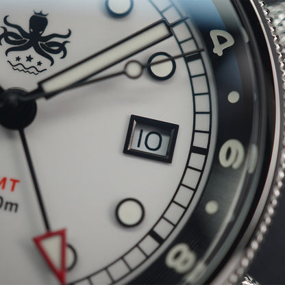 Phoibos Eagle Ray 300m Super Compressor GMT PX023G White - Horology Story Youtube Store