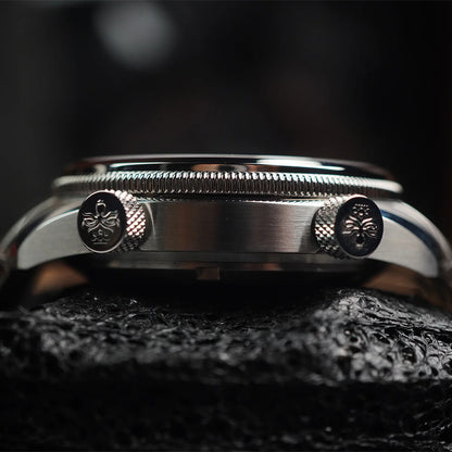 Phoibos Eagle Ray 200m PY039G Sunray White - Horology Story Youtube Store