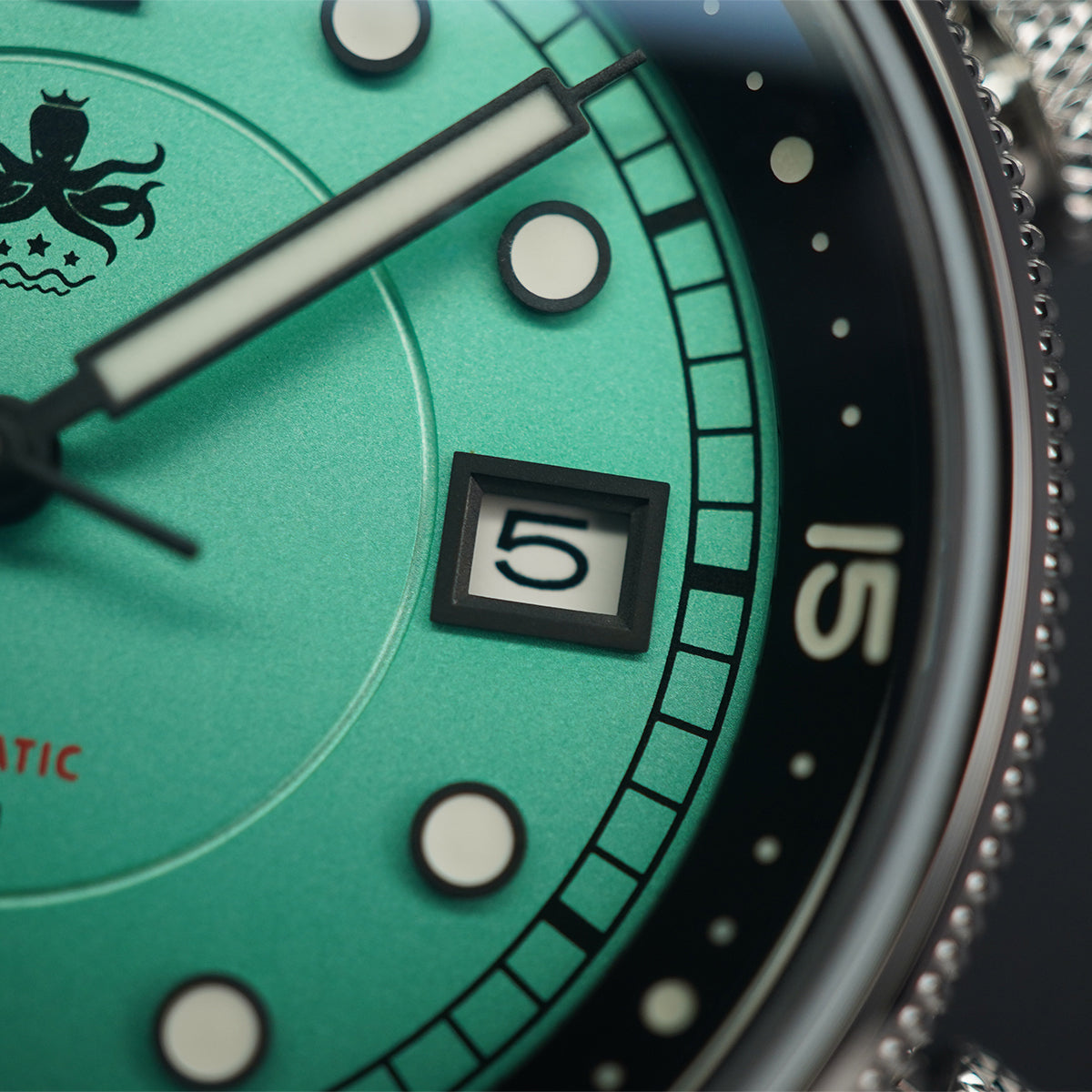 Phoibos Eagle Ray 200m PY048A Pastel Green - Horology Story Youtube Store