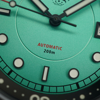 Phoibos Eagle Ray 200m PY048A Pastel Green - Horology Story Youtube Store