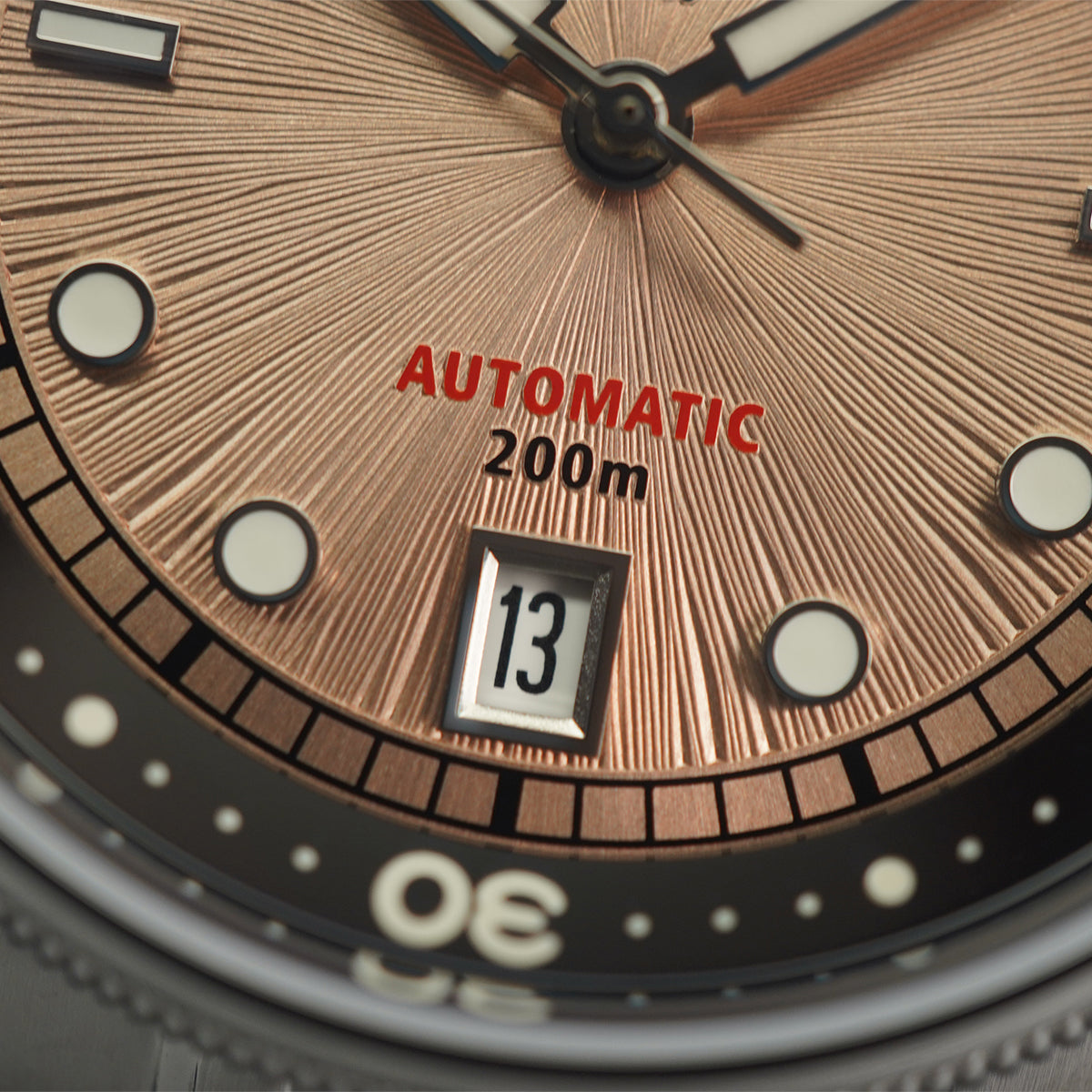 Phoibos Eagle Ray 200m PY039H Sunray Champagne - Horology Story Youtube Store