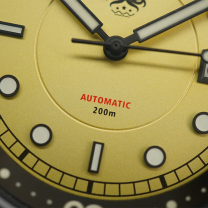 Phoibos Eagle Ray 200m PY048F Pastel Yellow - Horology Story Youtube Store