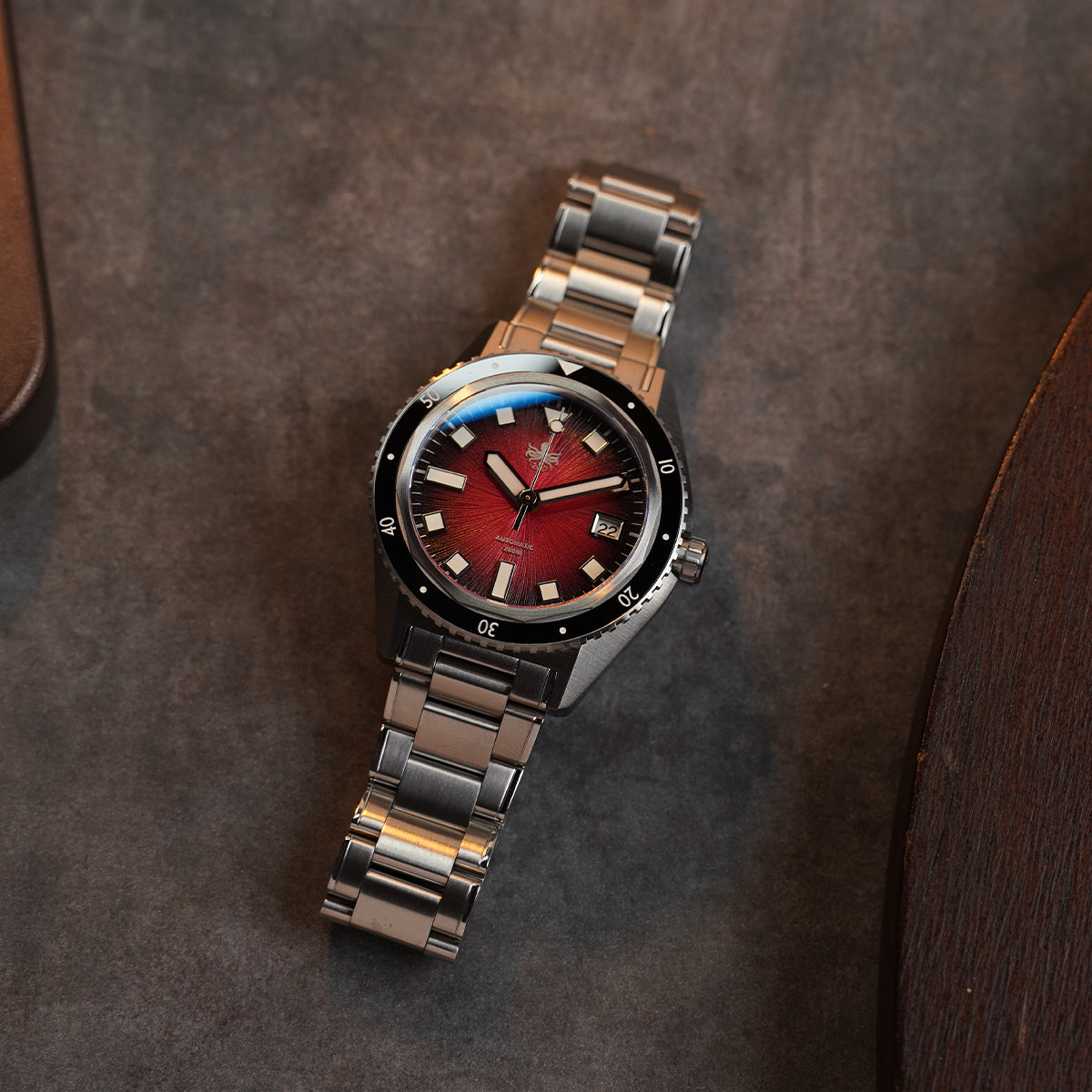 Phoibos Argo PY052D Spiral Sunray Red - Horology Story Youtube Store