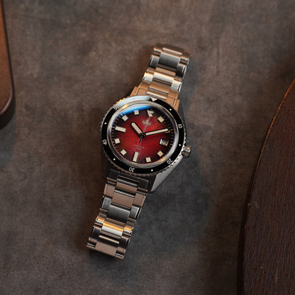 Phoibos Argo PY052D Spiral Sunray Red - Horology Story Youtube Store