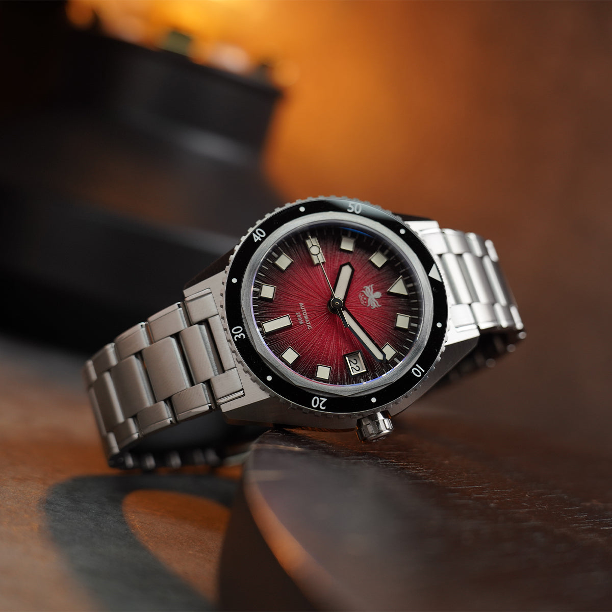 Phoibos Argo PY052D Spiral Sunray Red - Horology Story Youtube Store