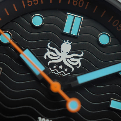 Phoibos Wave Master 300M PY010CR Black Dial