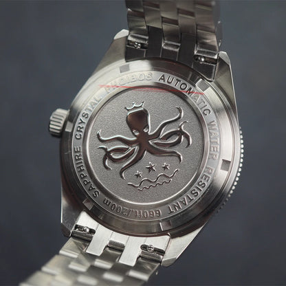 Phoibos Wave Master GMT 200M PY049F Yellow