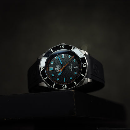 Phoibos Wave Master 300M PY010CR Black Dial