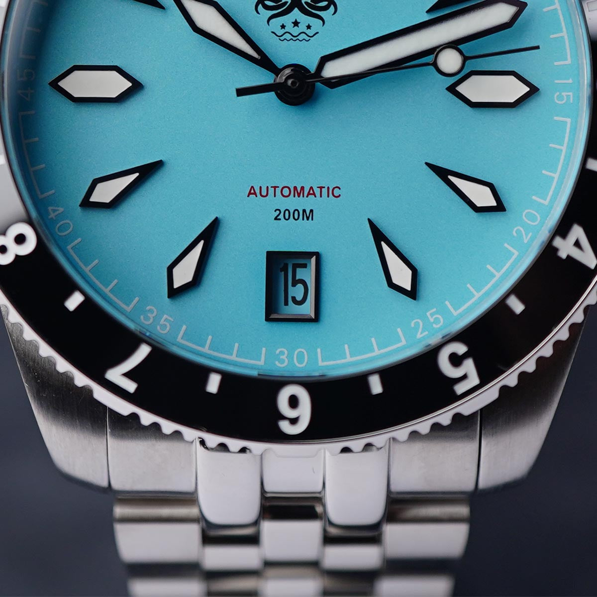 Phoibos Voyager 200m PY035B Matte Ice Blue Dial - Horology Story Youtube Store