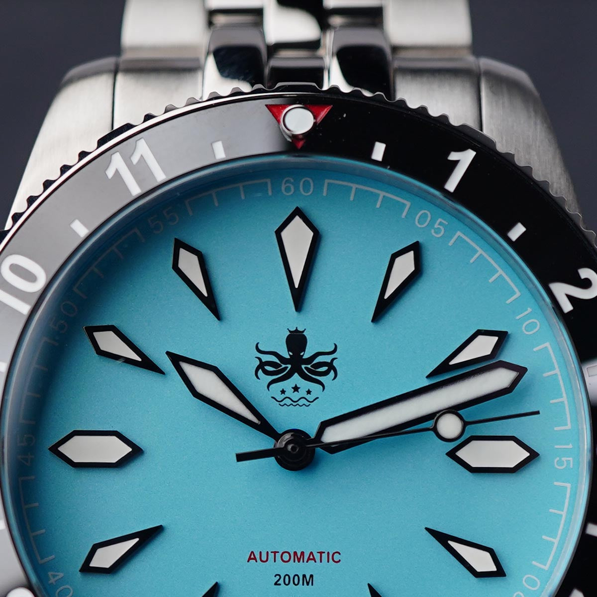 Phoibos Voyager 200m PY035B Matte Ice Blue Dial - Horology Story Youtube Store