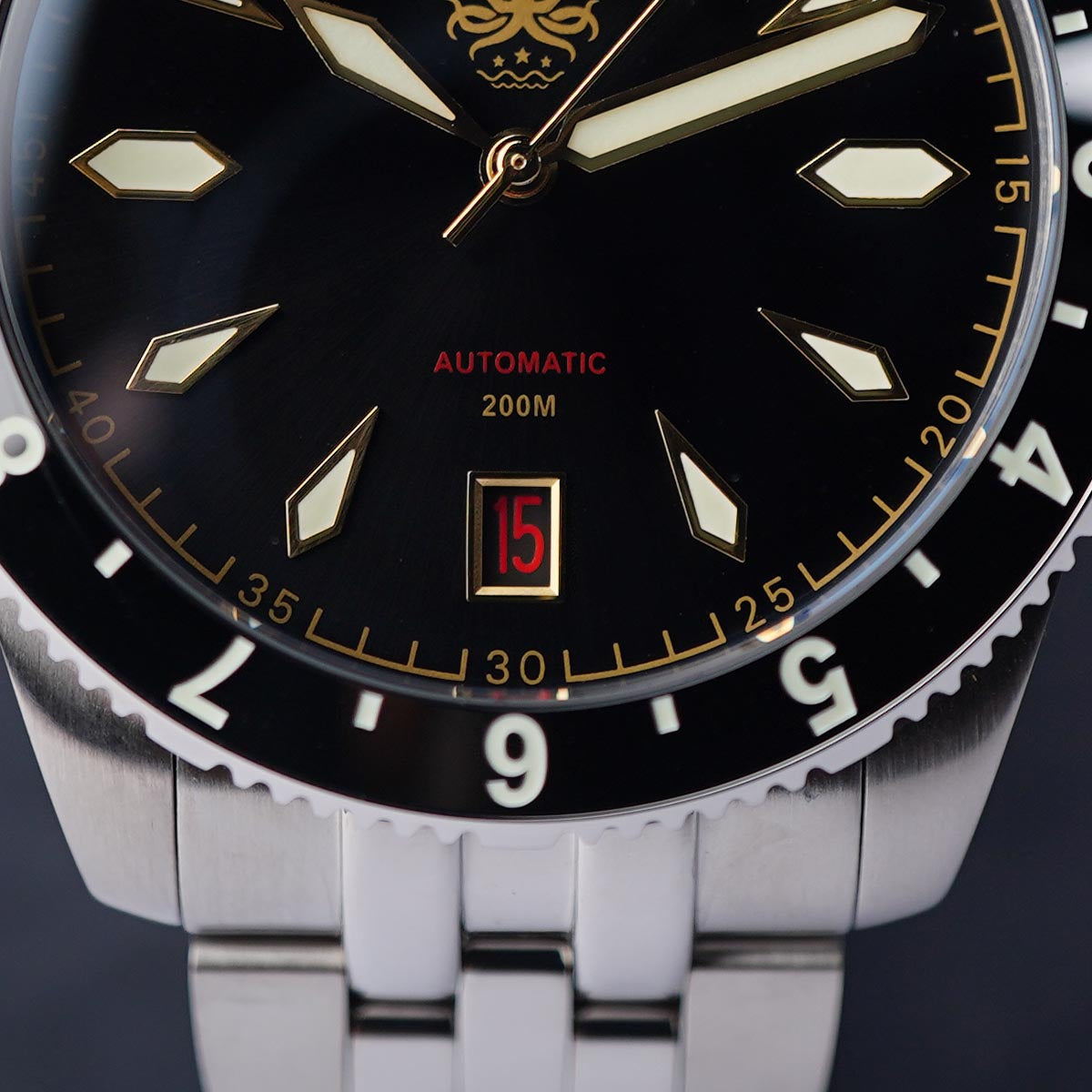 Phoibos Voyager 200m PY035C Sunburst Black Dial - Horology Story Youtube Store