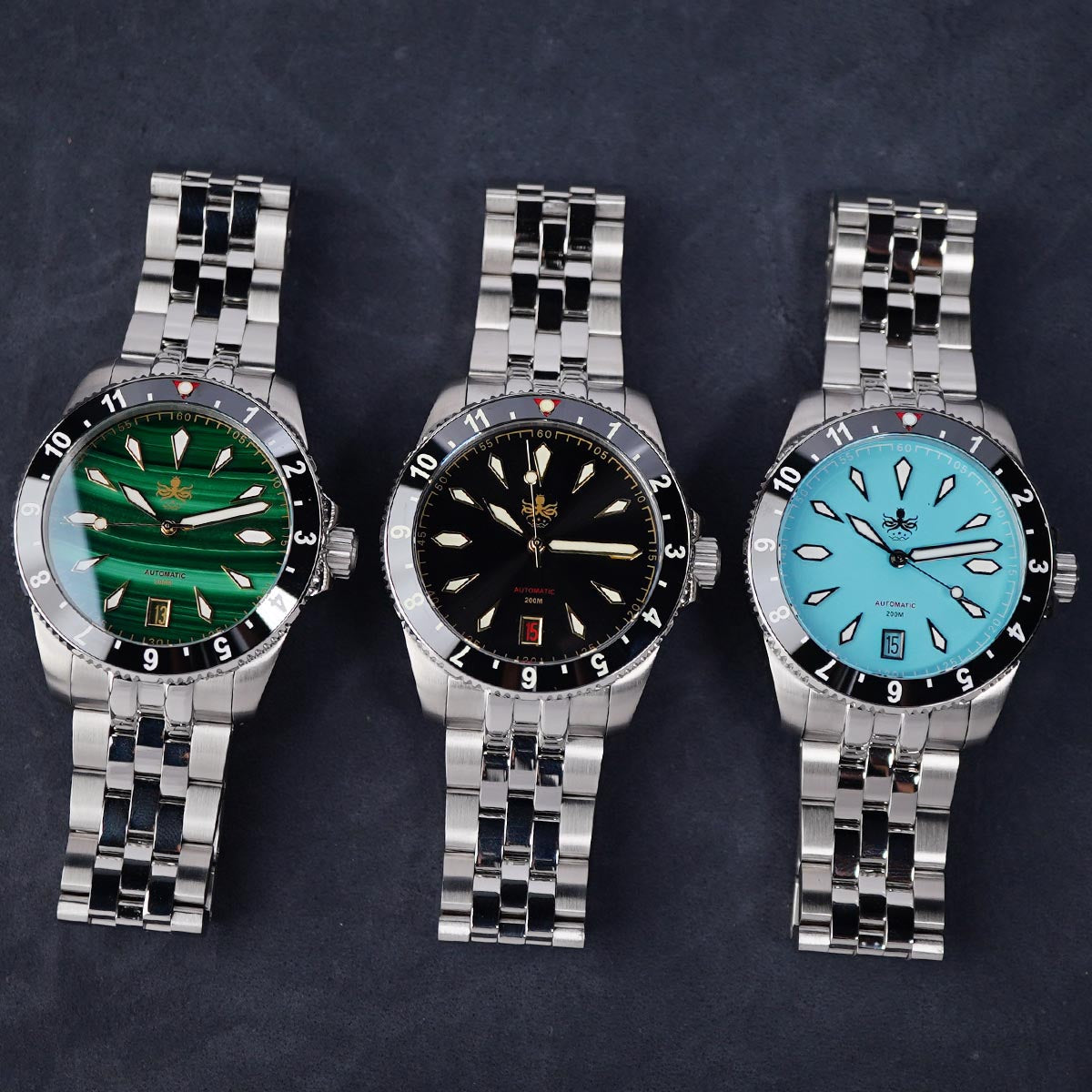 Phoibos Voyager 200m PY035C Sunburst Black Dial - Horology Story Youtube Store