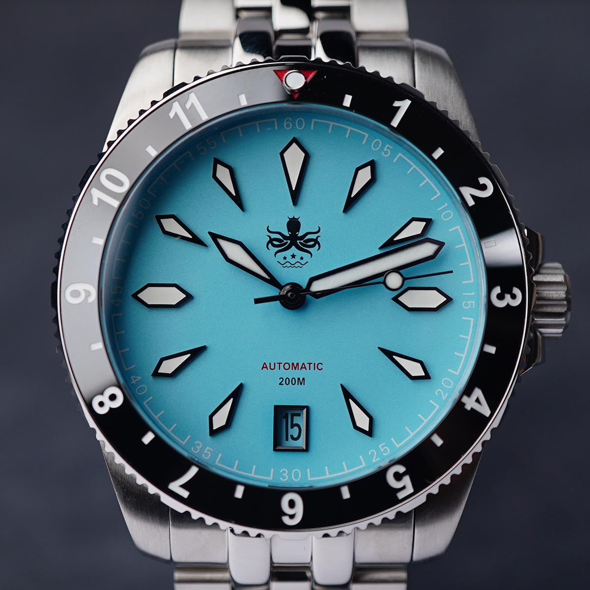 Phoibos Voyager 200m PY035B Matte Ice Blue Dial - Horology Story Youtube Store