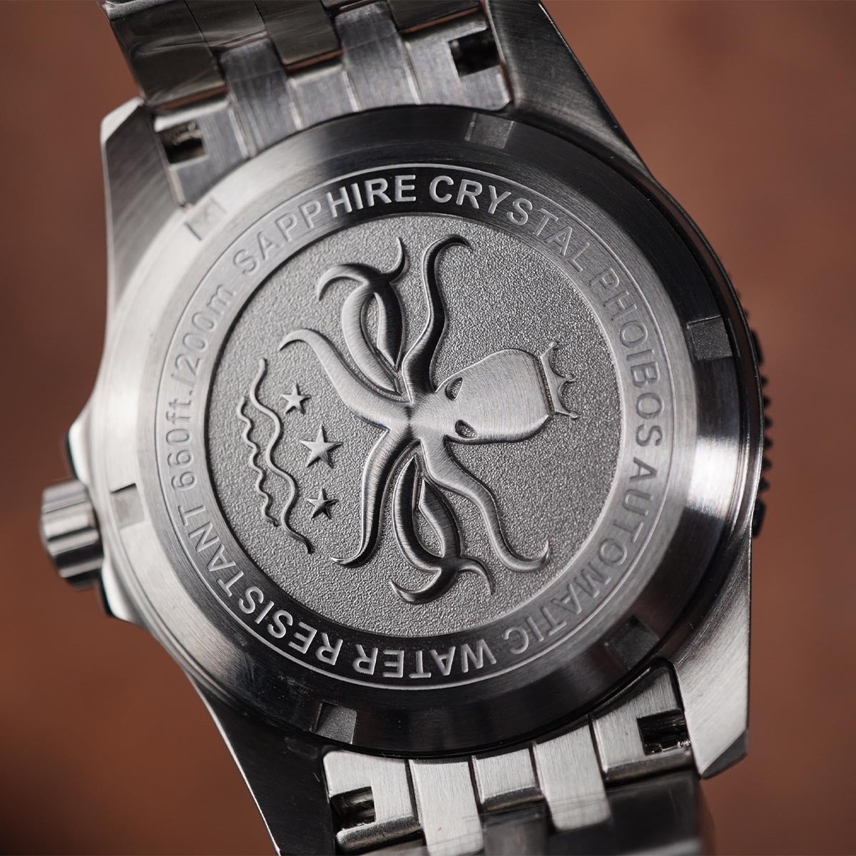 Phoibos Voyager 200m PY035A Green Malachite Dial - Horology Story Youtube Store