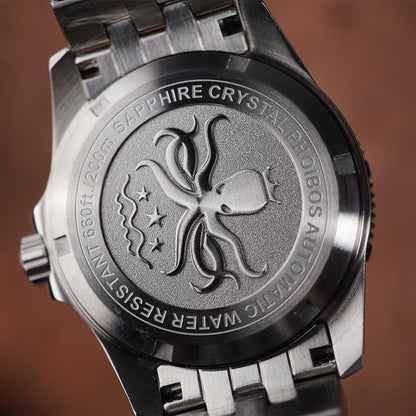 Phoibos Voyager 200m PY035A Green Malachite Dial - Horology Story Youtube Store