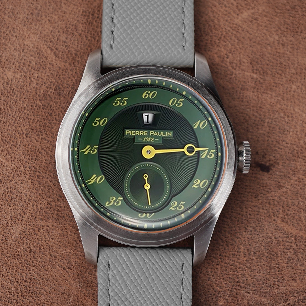 Pierre Paulin Jumping Hour Salmon Dial - Horology Story Youtube Store