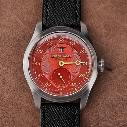 Pierre Paulin Jumping Hour Salmon Dial - Horology Story Youtube Store