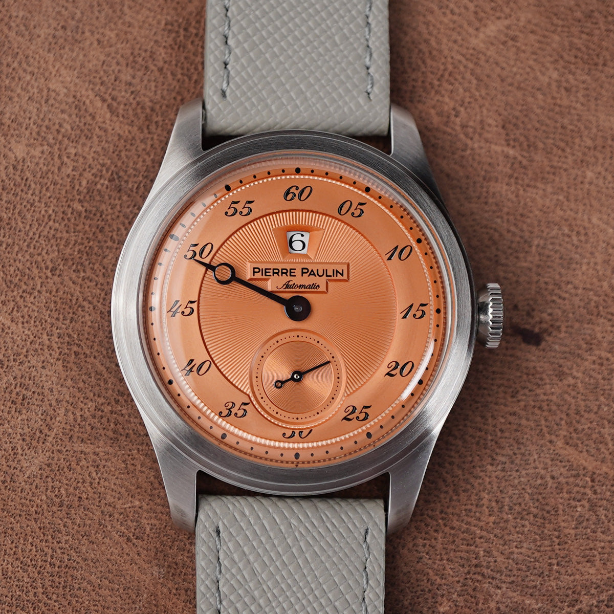 Pierre Paulin Jumping Hour Salmon Dial - Horology Story Youtube Store