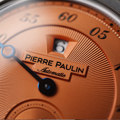 Pierre Paulin Jumping Hour Salmon Dial - Horology Story Youtube Store