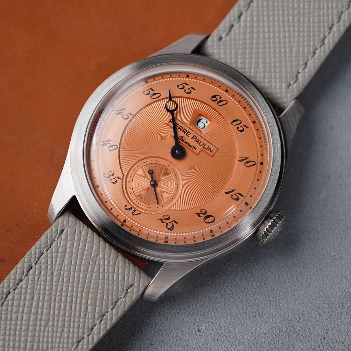 Pierre Paulin Jumping Hour Salmon Dial - Horology Story Youtube Store
