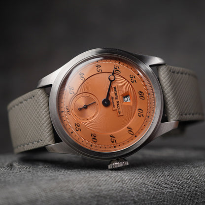 Pierre Paulin Jumping Hour Salmon Dial - Horology Story Youtube Store