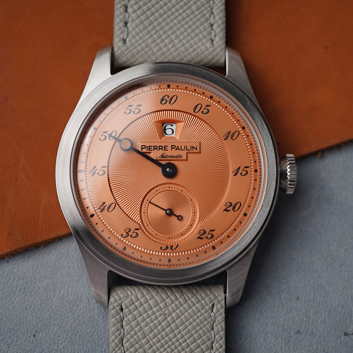Pierre Paulin Jumping Hour Salmon Dial - Horology Story Youtube Store