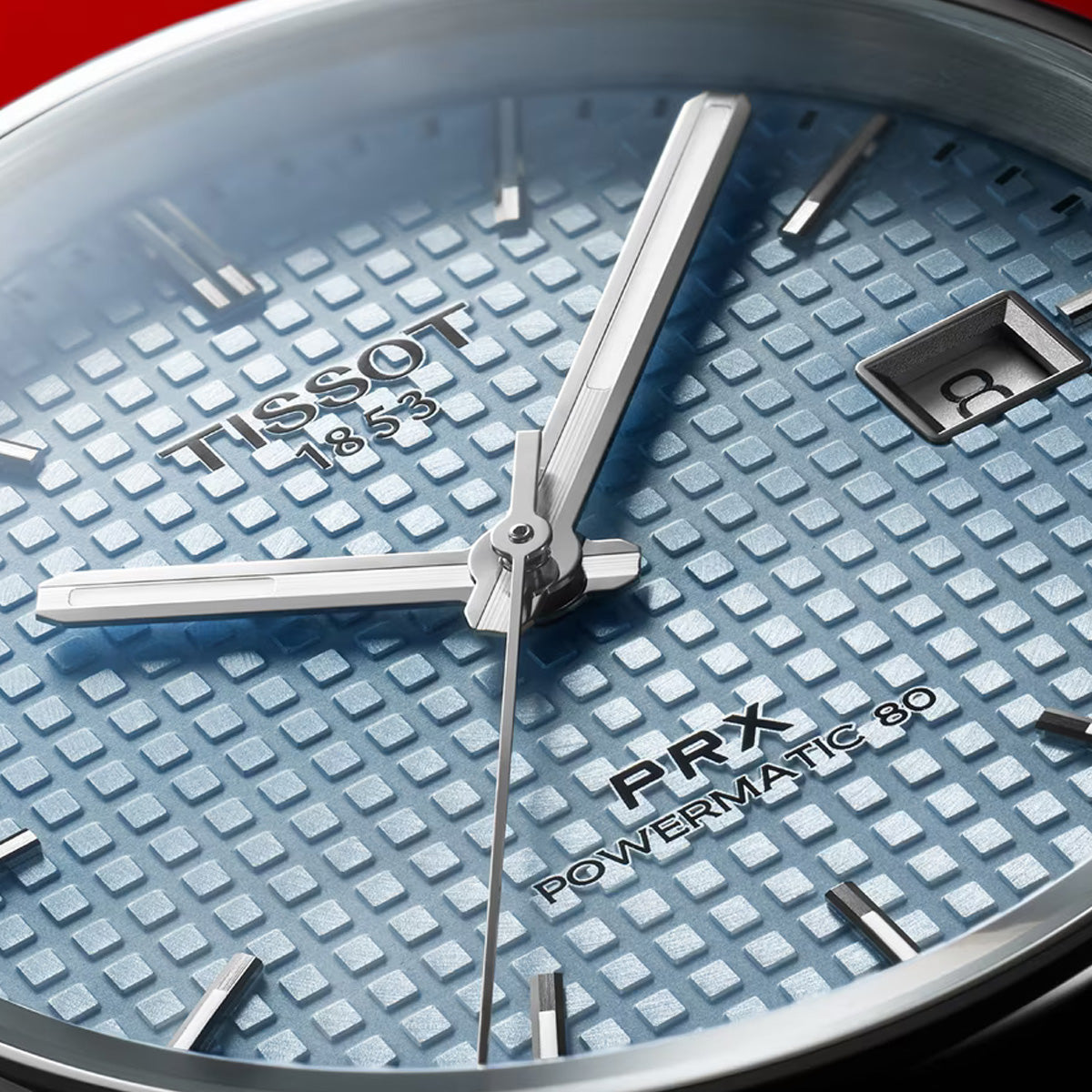 Tissot PRX 40mm T137.407.11.351.00 Powermatic 80 Ice Blue Dial on Bracelet