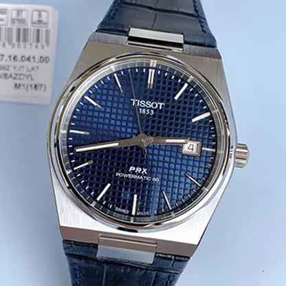 Tissot PRX 40mm T137.407.16.041.00 Powermatic 80 Blue Dial on Leather