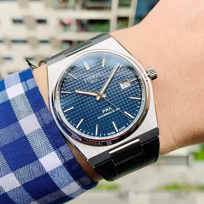 Tissot PRX 40mm T137.407.16.041.00 Powermatic 80 Blue Dial on Leather