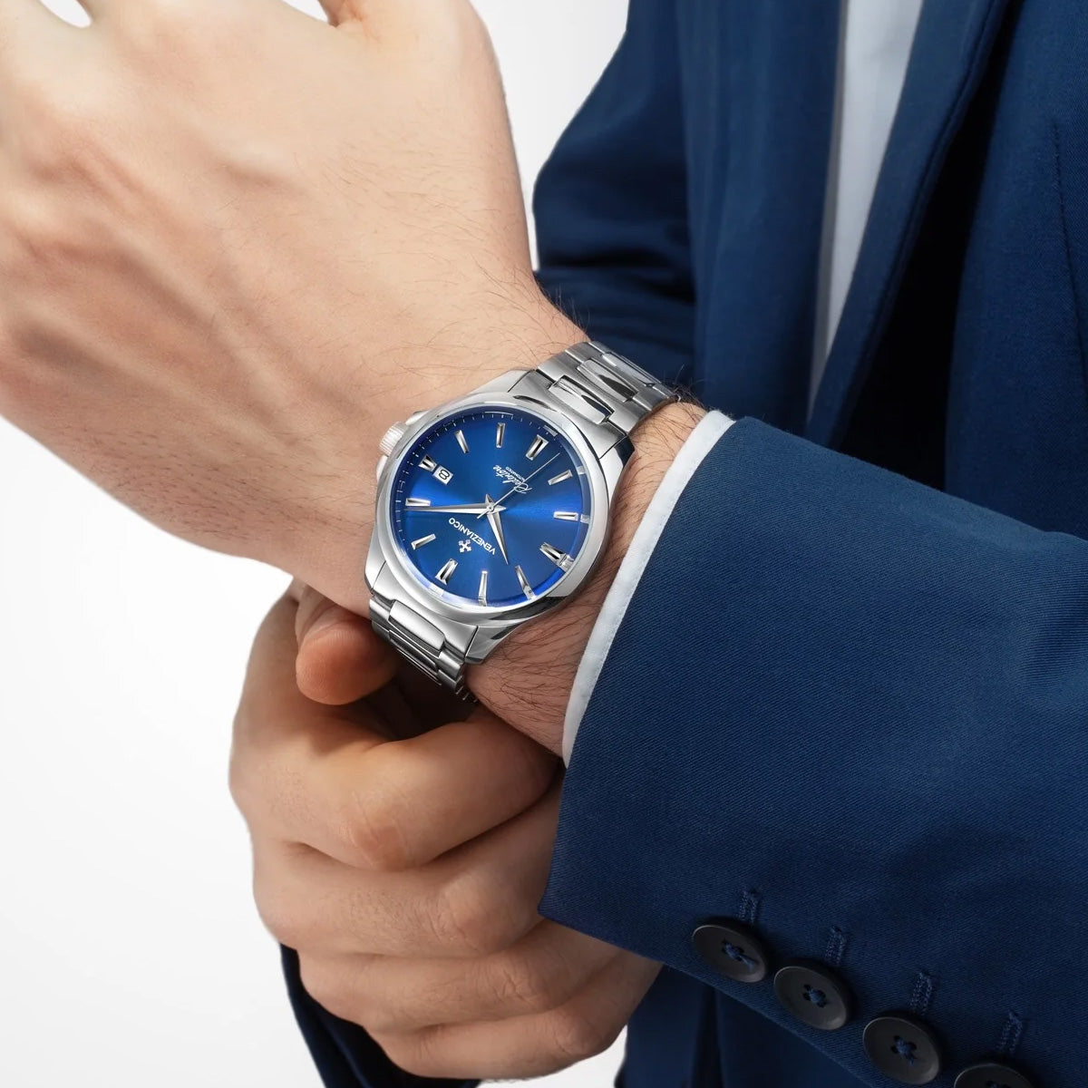 Venezianico Redentore 40mm 1221502C Blue Dial