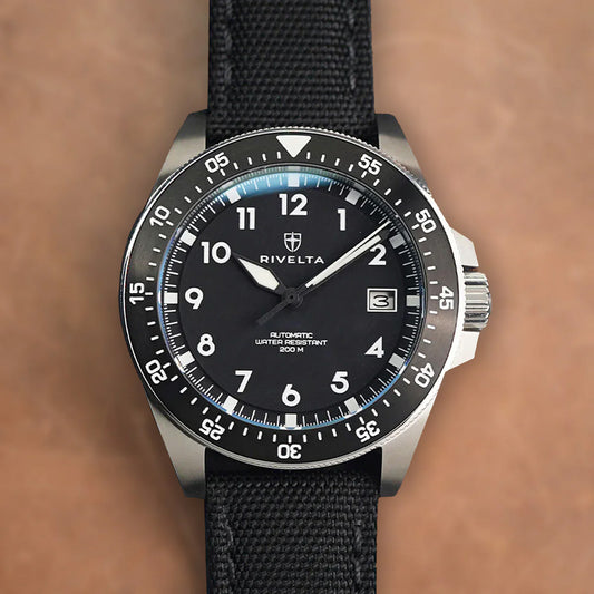 Rivelta Metrodive 03 Black Dial