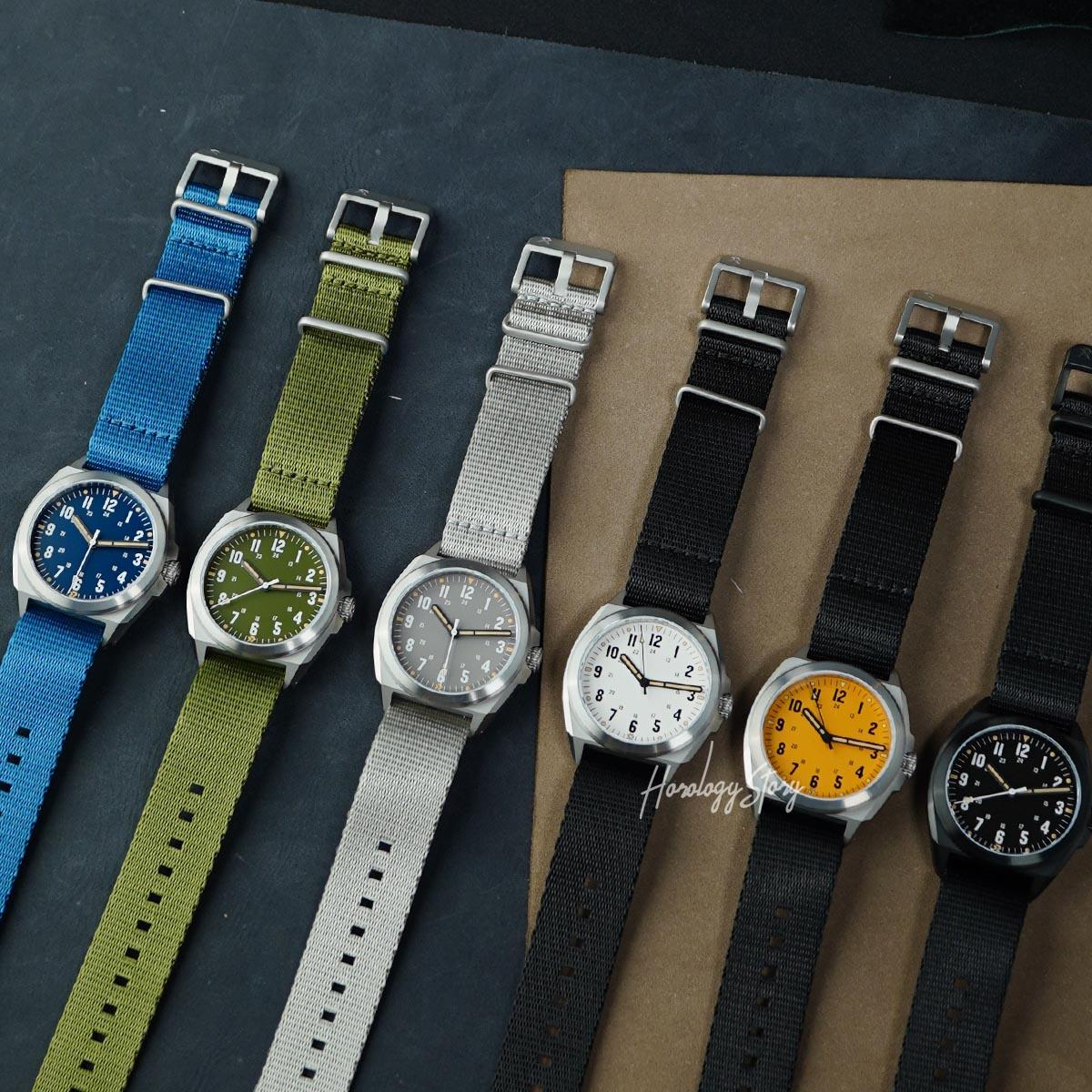 RZE Valour 38 UltraHex Titanium Vervain Blue - Horology Story Youtube Store