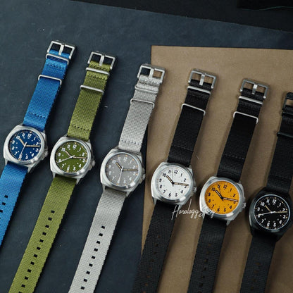 RZE Valour 38 UltraHex Titanium Vervain Blue - Horology Story Youtube Store