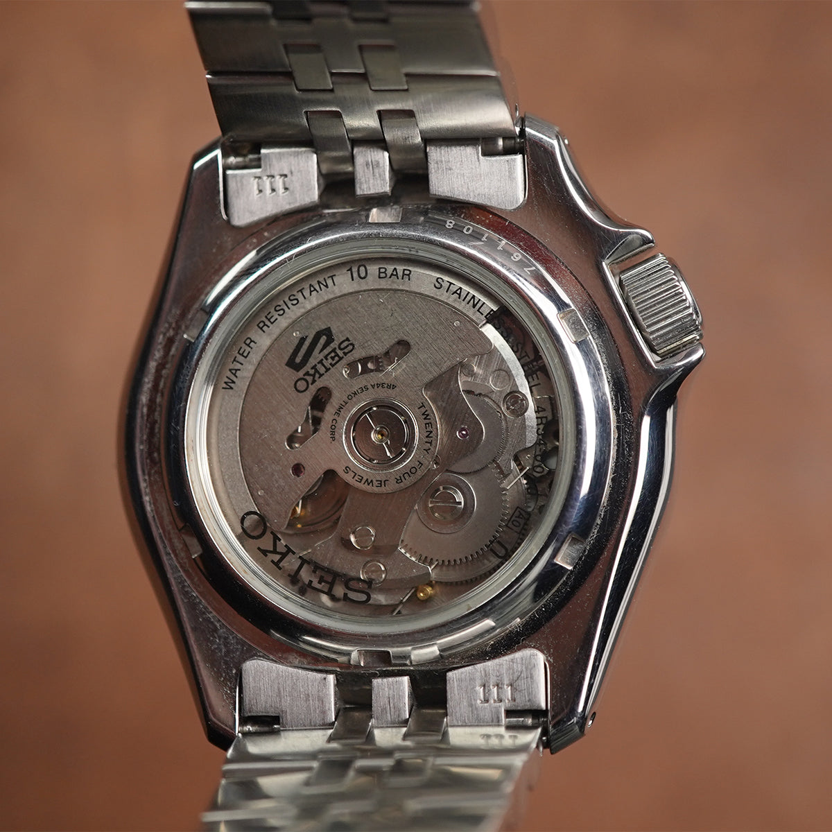 Seiko 5 Sports GMT SSK001K1 Black Grey Bezel Black Dial