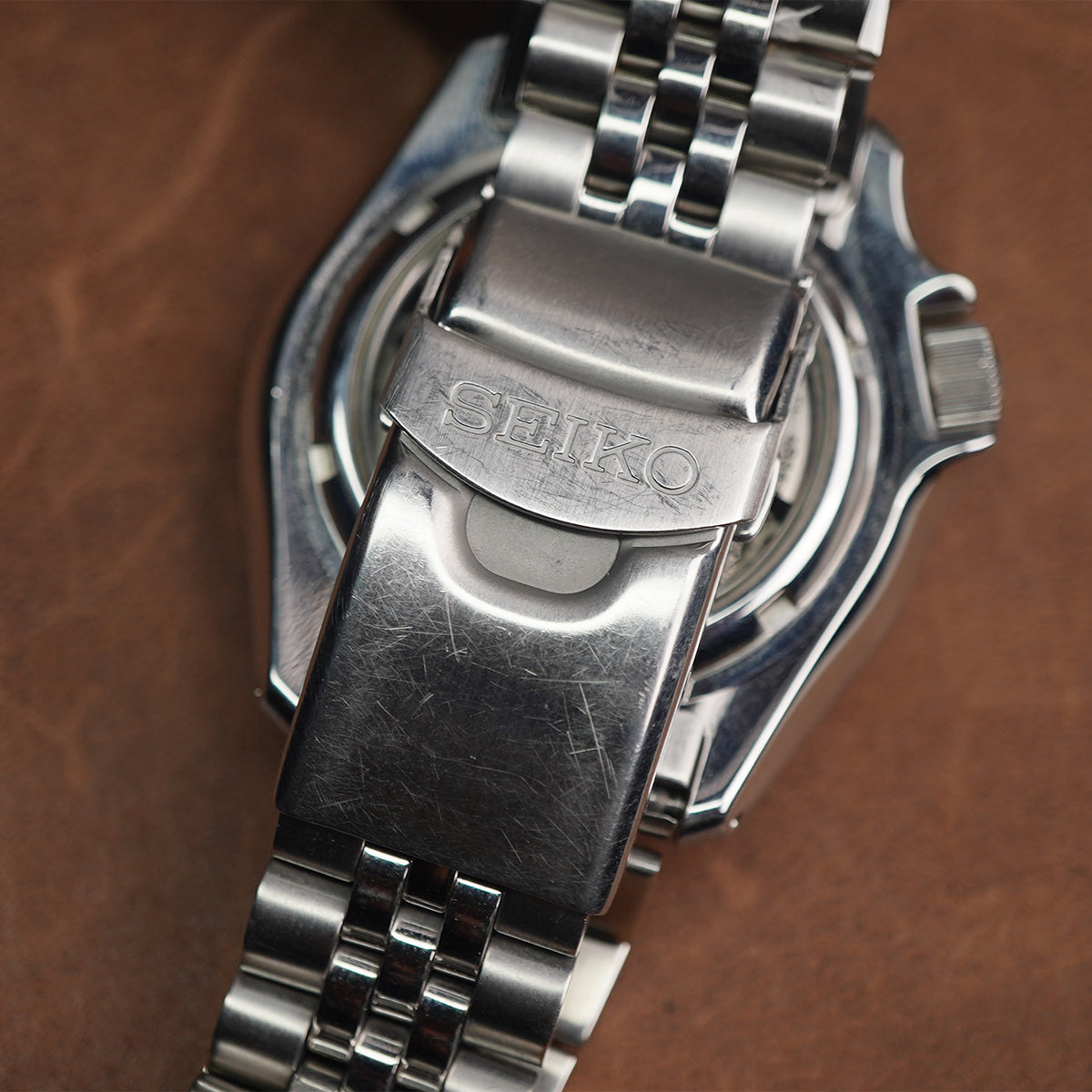 Seiko 5 Sports GMT SSK001K1 Black Grey Bezel Black Dial