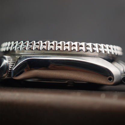 Seiko 5 Sports GMT SSK001K1 Black Grey Bezel Black Dial