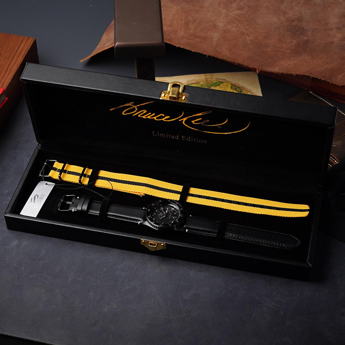 Seiko 5 Sports SRPK39 42.5mm 55th Anniversary Bruce Lee - Horology Story Youtube Store