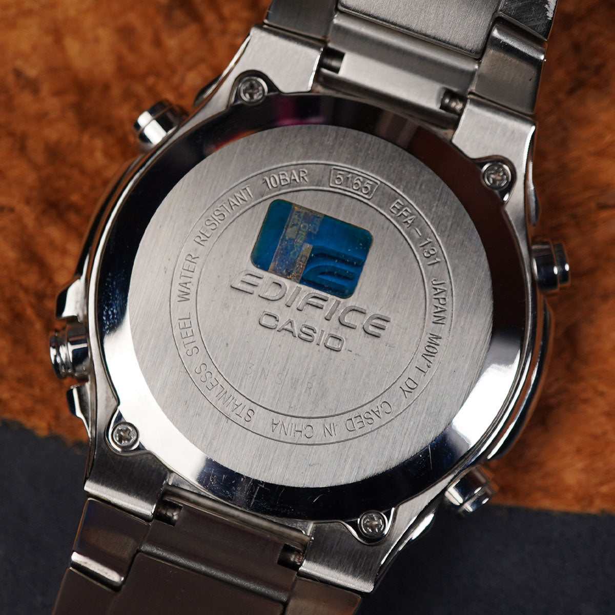 Casio Edifice EFA 131D 1A2 Stainless Steel Case Digital Dial - Horology Story Youtube Store