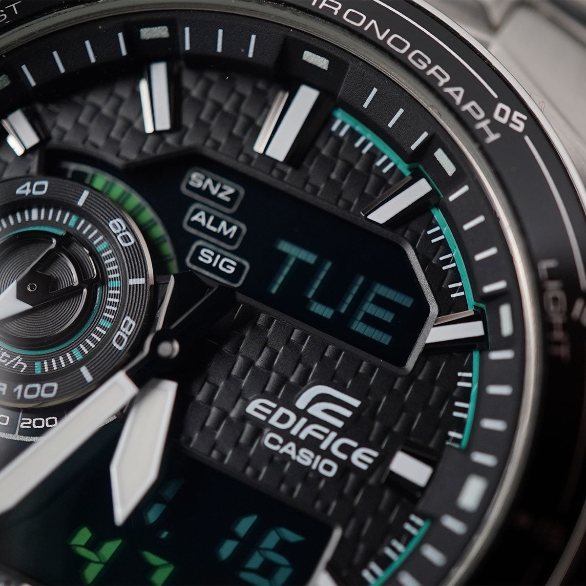 Casio Edifice EFA 131D 1A2 Stainless Steel Case Digital Dial - Horology Story Youtube Store