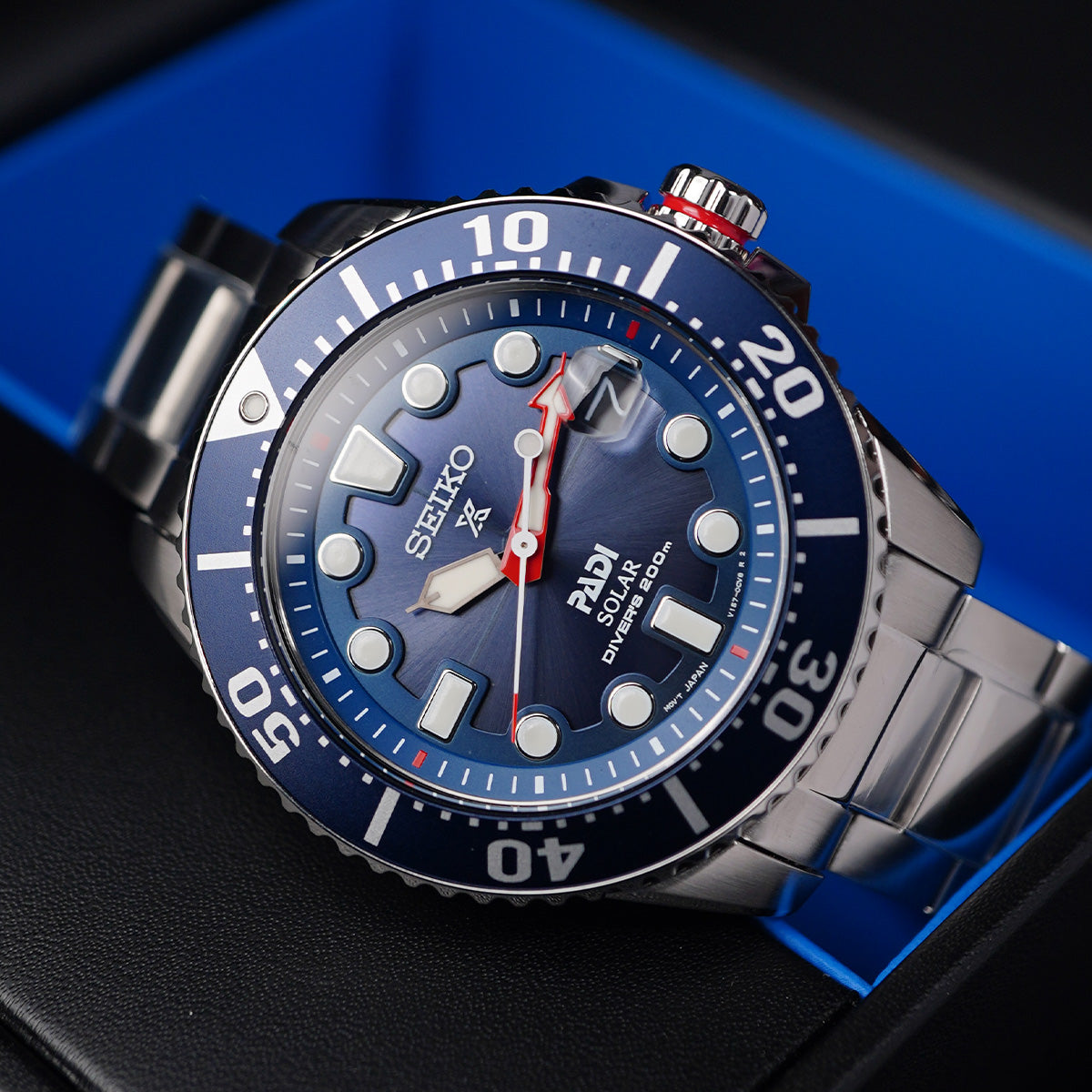 Seiko Prospex PADI SNE549P1 43.5mm Blue Dial - Horology Story Youtube Store