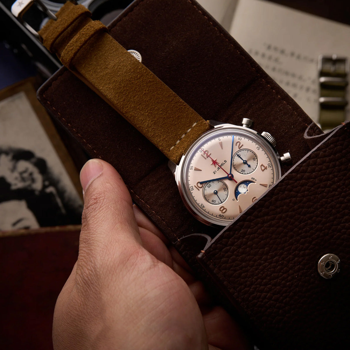 Seagull 1963 Chronograph Moonphase Legacy Edition