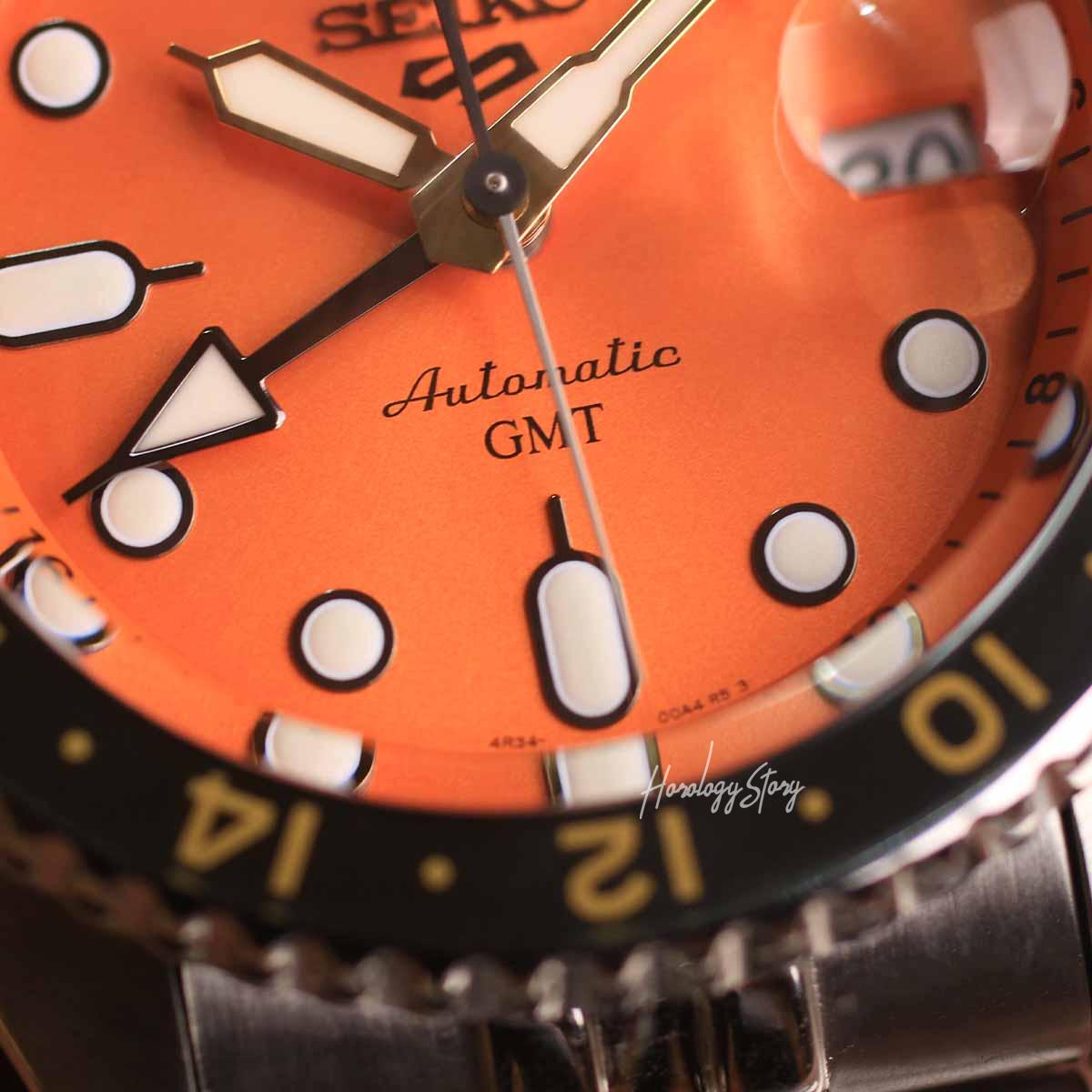 Seiko 5 Sports GMT Seiko SSK005K1 Orange - Horology Story Youtube Store