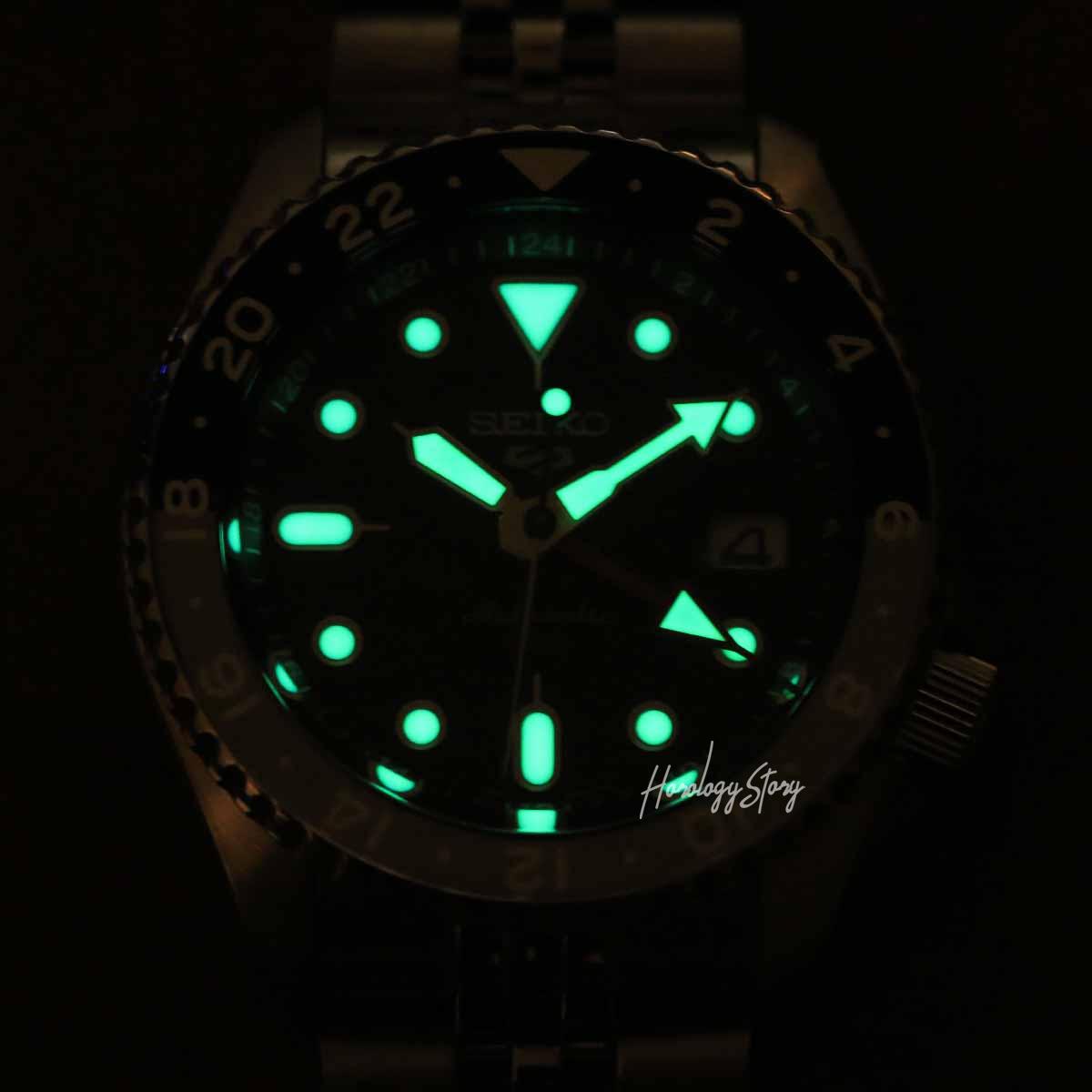 Seiko 5 Sports GMT Seiko SSK005K1 Orange - Horology Story Youtube Store