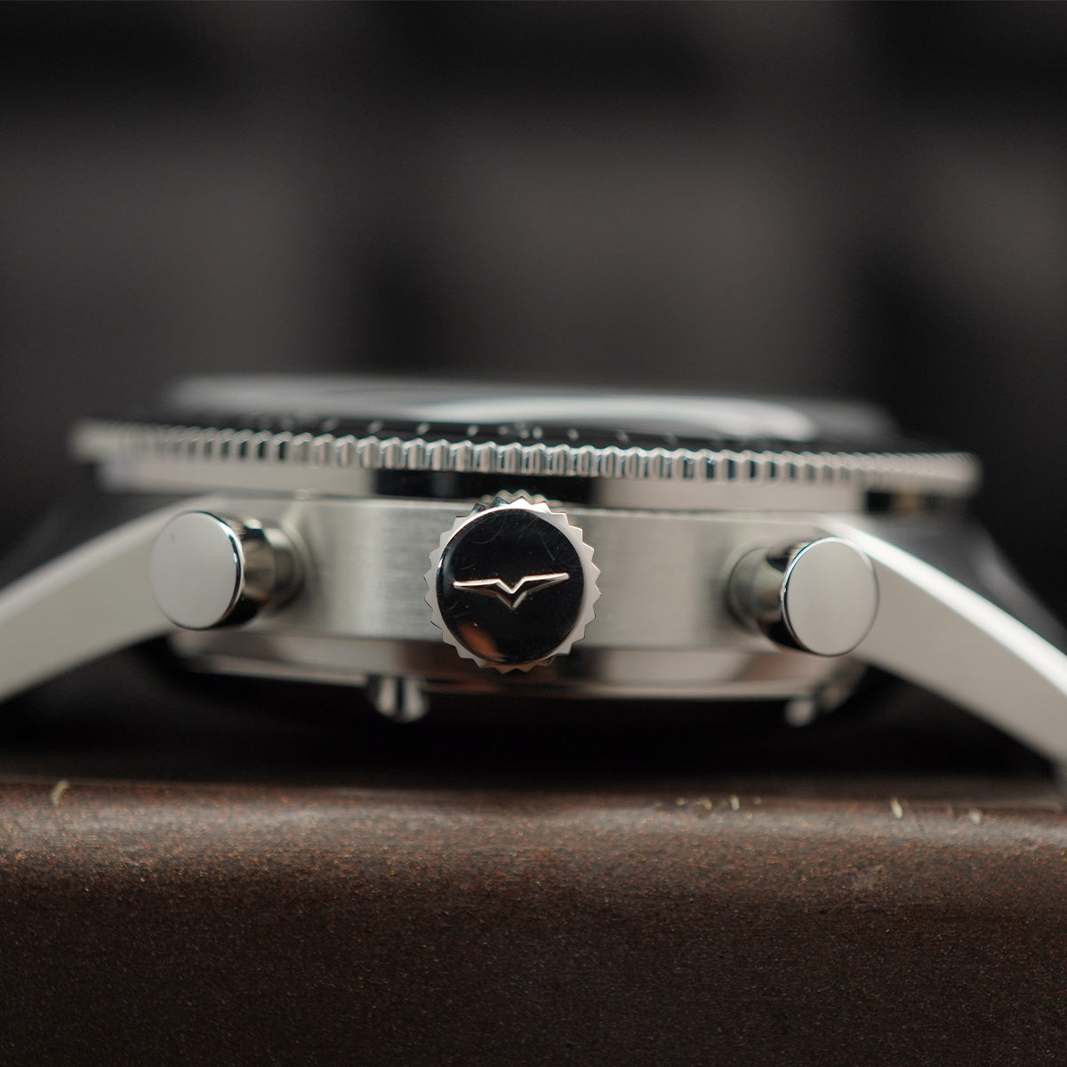 Vulcain Skindiver Chronograph Black Dial On Bracelet