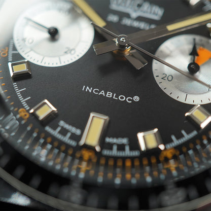 Vulcain Skindiver Chronograph Black Dial On Bracelet